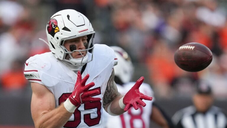 Cardinals' Trey McBride snags 117th catch, setting TE record