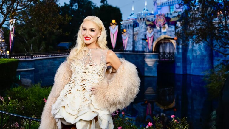 Gwen Stefani performs at 2025 Disney Parks Magical Christmas Day Parade.