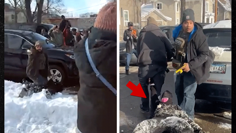 ICE Agents Drag Pregnant Woman on Minneapolis Street, on Video