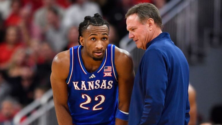 Kansas' Darryn Peterson ruled out vs. Towson with quad injury