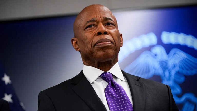 NYC Mayor Eric Adams claims Biden DOJ used 'lawfare' against himself, Trump