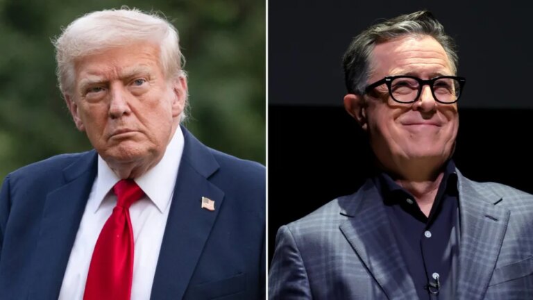 Trump Attacks Colbert & Demands CBS Cancel His Show Now: 'Put Him to Sleep'