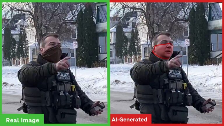 AI images of Minneapolis ICE agent spread confusion : NPR