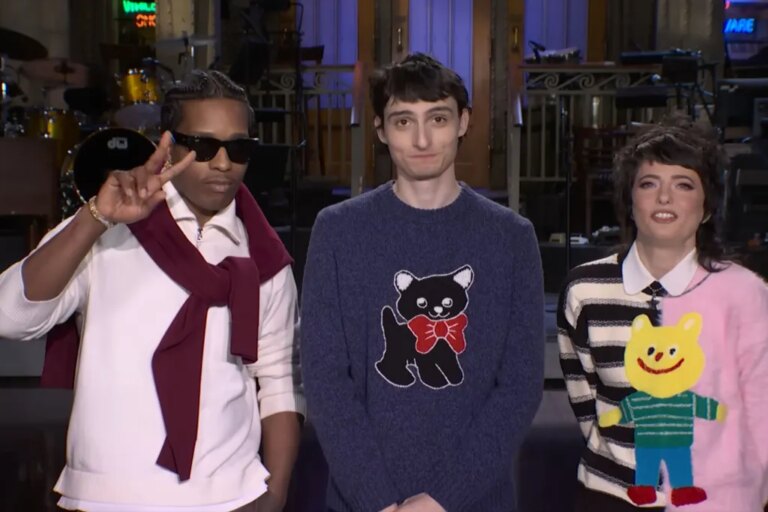 ASAP Rocky Approves of Dirty Joke of Finn Wolfhard's Name in 'SNL' Clip