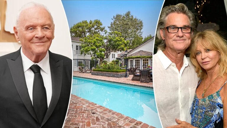 Anthony Hopkins buys Goldie Hawn Kurt Russell former Pacific Palisades home