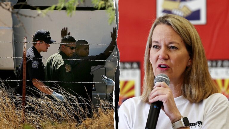 Arizona AG Kris Mayes says masked ICE agents can be shot under stand your ground Arizona AG Kris Mayes says masked ICE agents can be shot under stand your ground