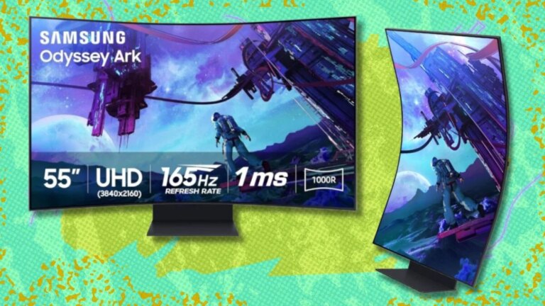 Best Samsung deal: Save 56% on the 55-inch Samsung Odyssey Ark curved gaming monitor