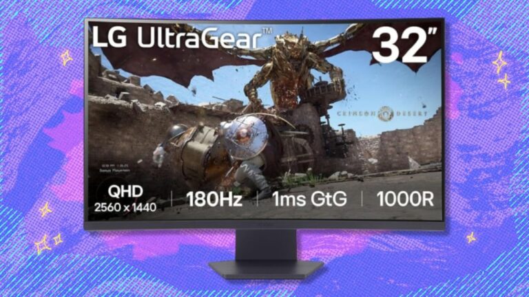Best gaming monitor deal: Get $100 off the LG Ultragear curved gaming monitor