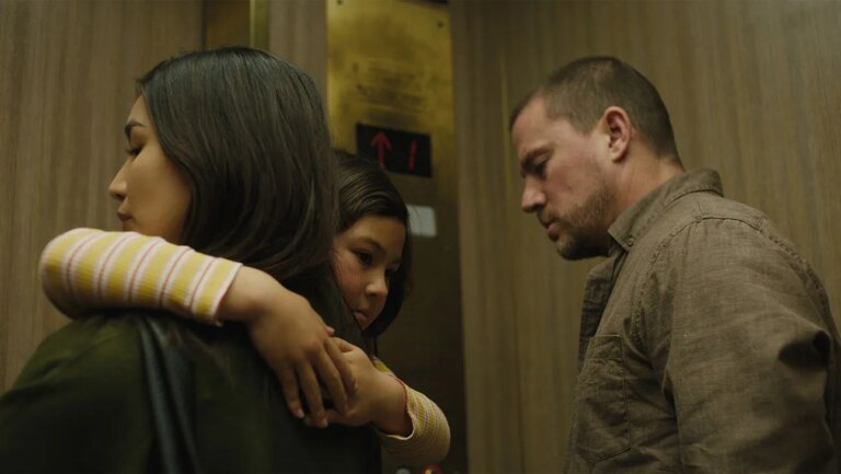 Gemma Chan, Mason Reeves and Channing Tatum appear in Josephine by Beth de Araújo
