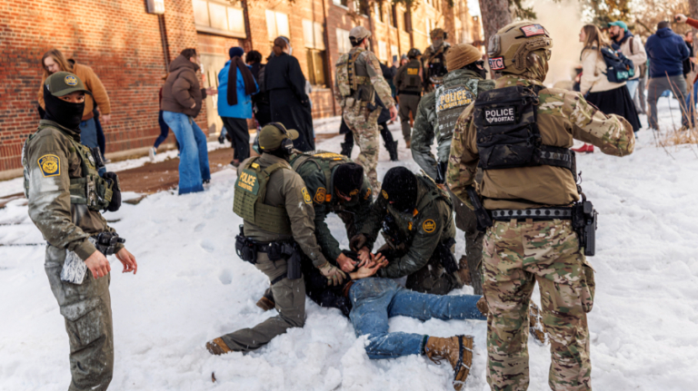 DHS says man shot in leg during Minneapolis scuffle, federal officer hospitalized