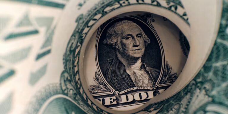 Dollar tumbles to a four-year low as Trump claims it’s ‘doing great’