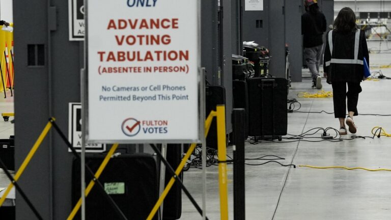 FBI conducts search at Fulton County election office in Georgia : NPR