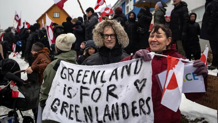 Greenland protests reject President Donald Trump's takeover push