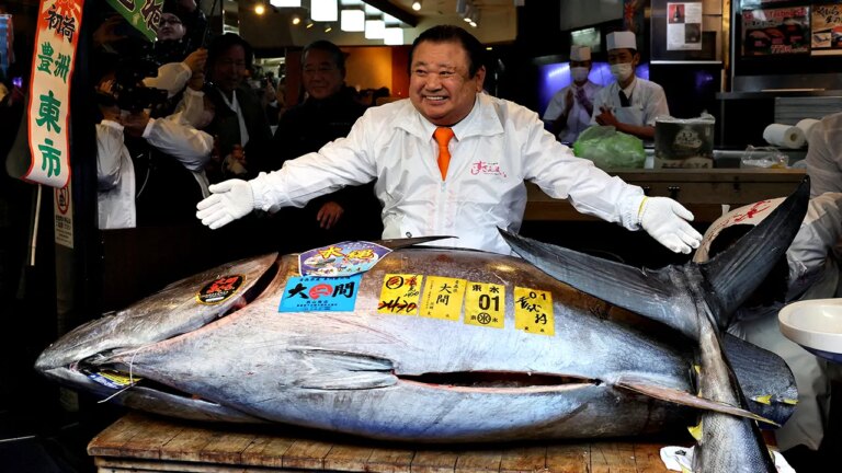 Japanese sushi chain pays $3.24 million for bluefin tuna at Tokyo auction
