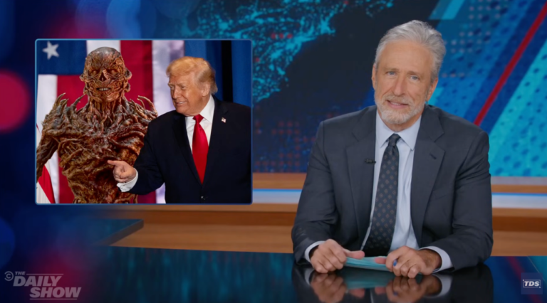 Jon Stewart Slams Trump Reversal On Non-Interventionism, Venezuela Oil