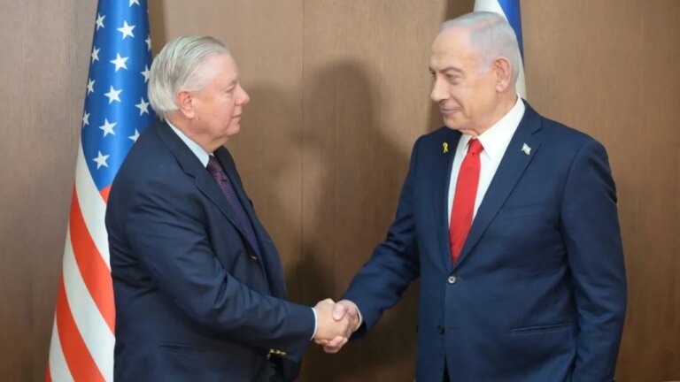 Lindsey Graham is going to Israel to meet with Israel's Benjamin Netanyahu again