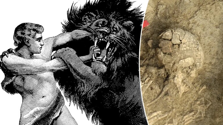 Man of 6,000 years ago survived lion attack in Bulgaria, skeleton reveals