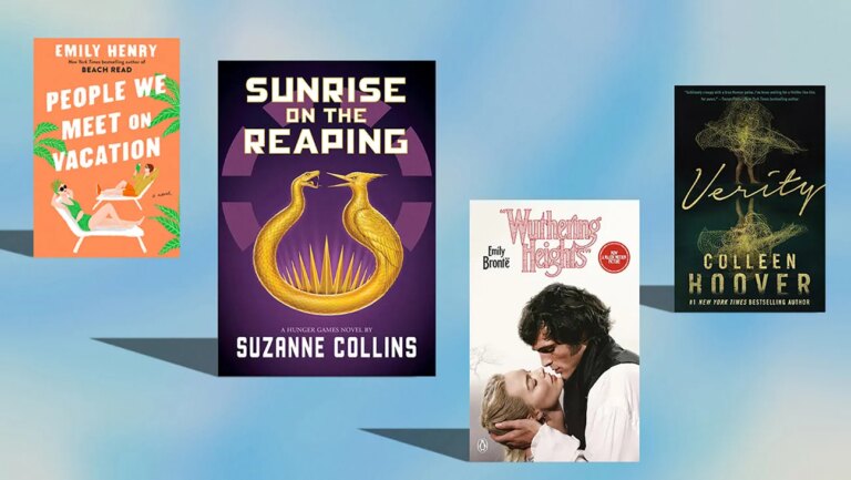 People We Meet on Vacation, Sunrise on the Reaping, Wuthering Heights, and Verity