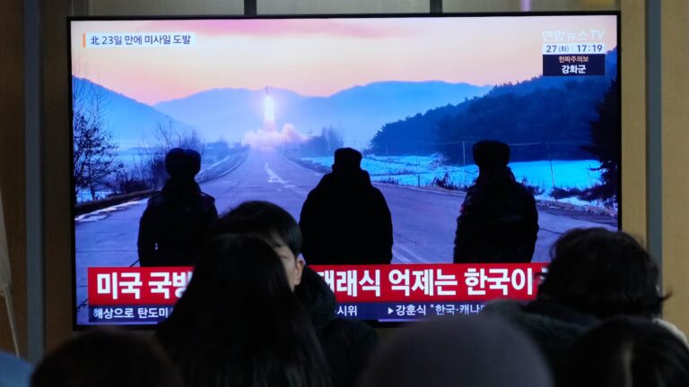 North Korea launches suspected ballistic missiles toward the sea, neighbors say