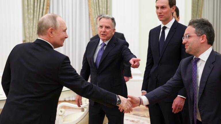 Putin meets Trump's envoys as Kremlin says Ukraine settlement hinges on territory