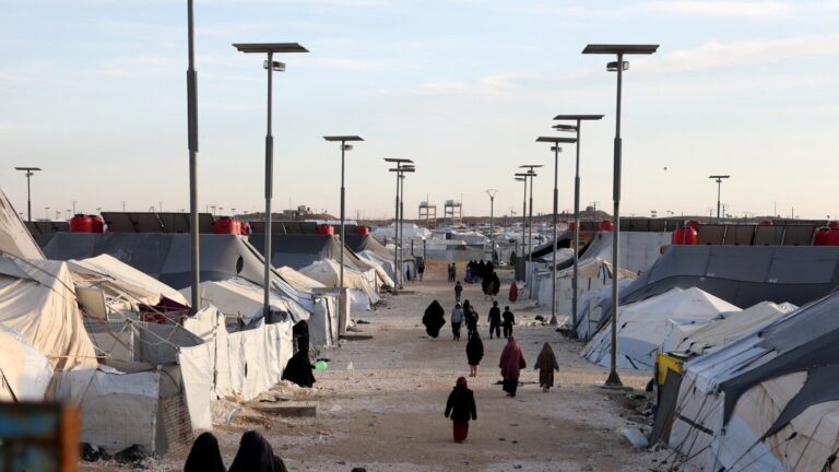 Syrian camp for ISIS families faces uncertain fate after handover : NPR