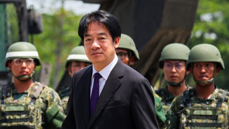 Taiwan president's defense plan hits gridlock as China ramps up pressure : NPR