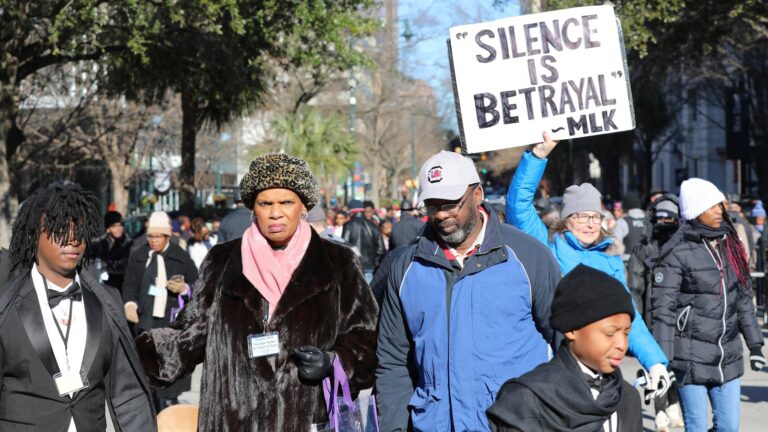 The current US political climate is spurring a 'reclaim' and rallying on the MLK holiday