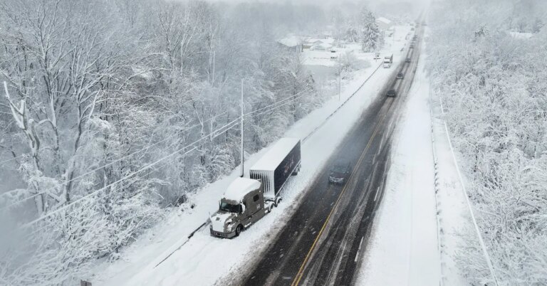 This Mega Snowstorm Will Be a Test for the US Supply Chain This Mega Snowstorm Will Be a Test for the US Supply Chain