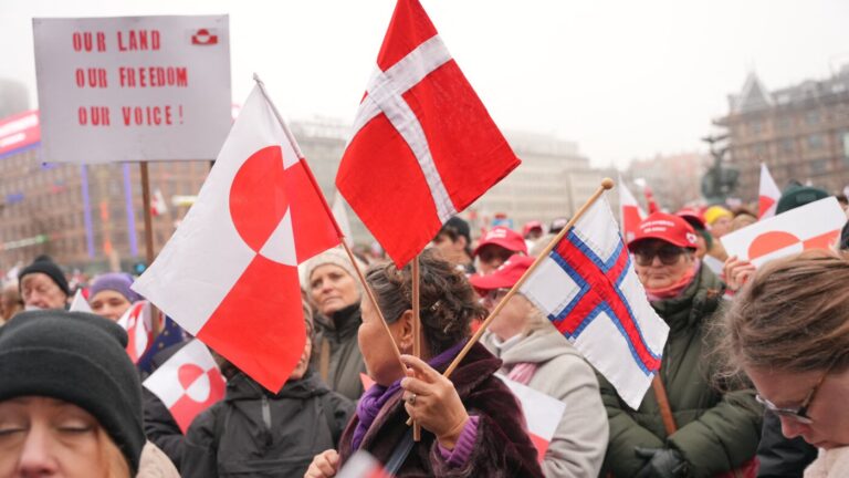 Thousands protest in Denmark against Trump's comments on acquiring Greenland : NPR