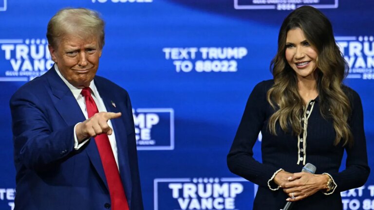 Trump says DHS Secretary Kristi Noem doing 'great job' amid immigration protests