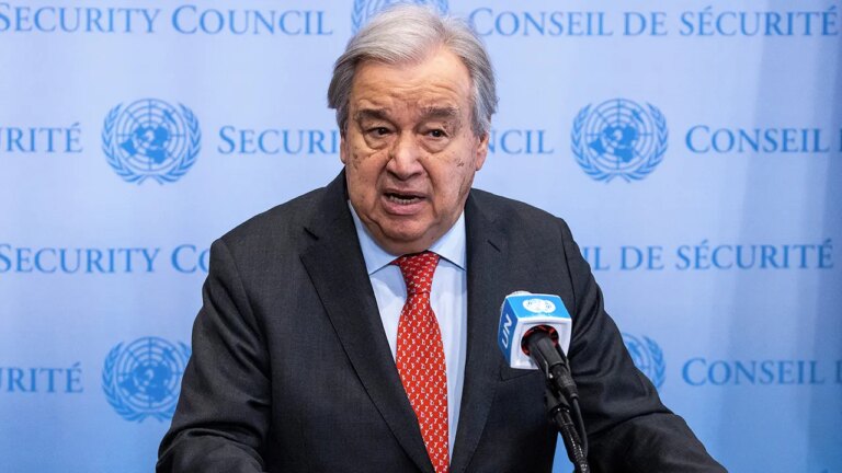 UN Chief Antonio Guterres warns US favors power over international law