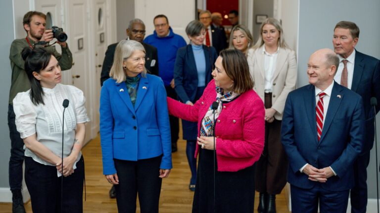 U.S. lawmakers wrap reassurance tour in Denmark as tensions around Greenland grow : NPR