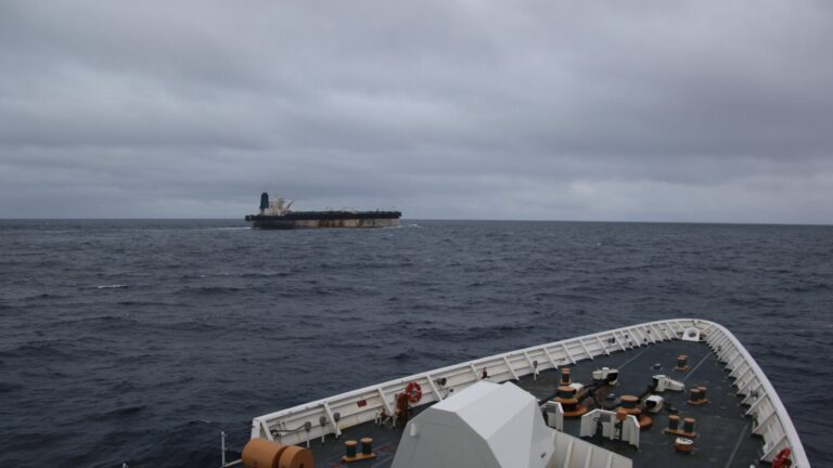 U.S. seizes Russian-flagged oil tanker with ties to Venezuela : NPR