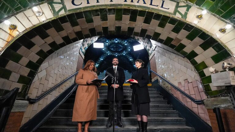 Zohran Mamdani sworn in as New York City mayor at historic subway station