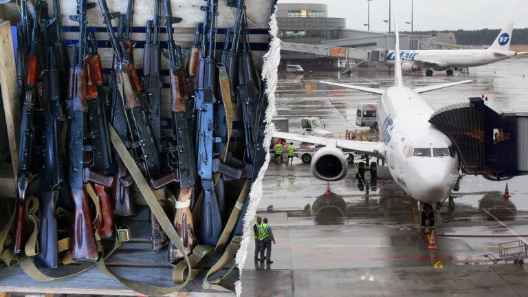 American jailed in Russia after Kalashnikov rifle stocks found in suitcase: report American jailed in Russia after Kalashnikov rifle stocks found in suitcase: report