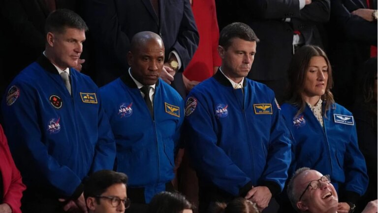 Artemis 2 Crew Watches as Trump Snubs Moon Mission in State of the Union Address