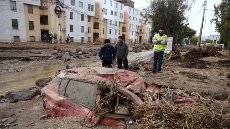 Father, son killed by mudslide in Peru as floods affect thousands of homes