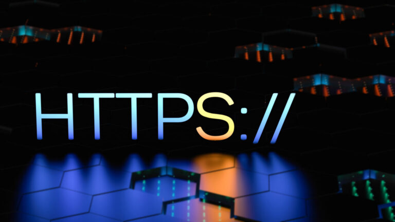 Google quantum-proofs HTTPS by squeezing 2.5kB of data into 64-byte space – Ars Technica The HTTPS concept with highlighted glowing S. HyperText Transfer Protocol Secure. Increasing the security of encryption. The concept of safe surfing on the net. 3D render.