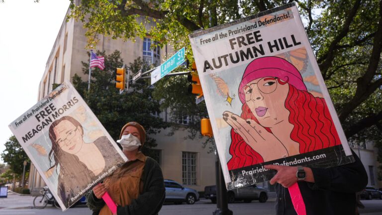 Group accused of antifa links in immigration detention center shooting at trial Group accused of antifa links in immigration detention center shooting at trial