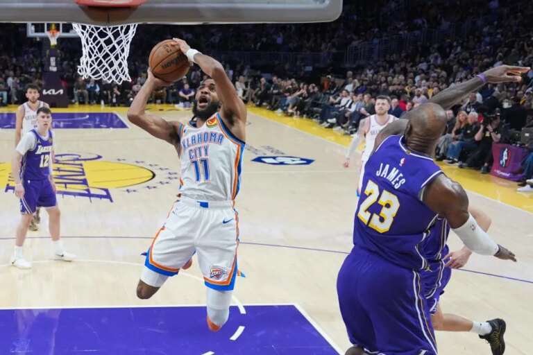 Jalen Williams regresa de lesión y lidera a Thunder en victoria 119-110 sobre Lakers – Chicago Tribune