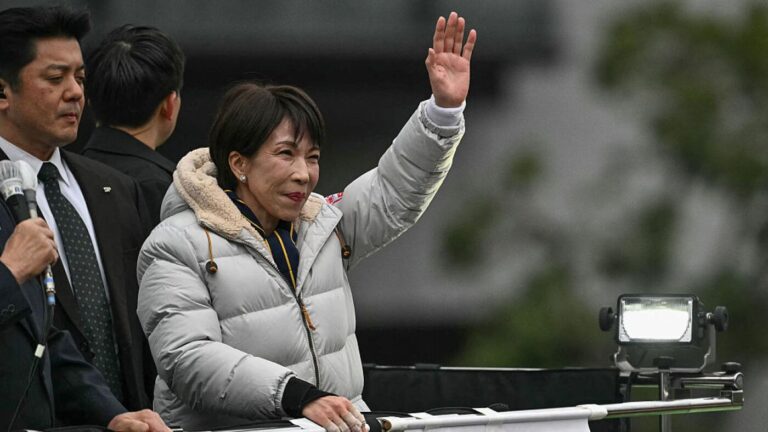 Japan’s first female prime minister stakes her future on snap elections : NPR