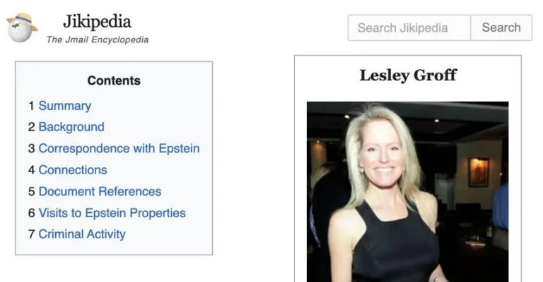 Jikipedia turns Epstein’s emails into an encyclopedia of his powerful friends Jikipedia turns Epstein’s emails into an encyclopedia of his powerful friends