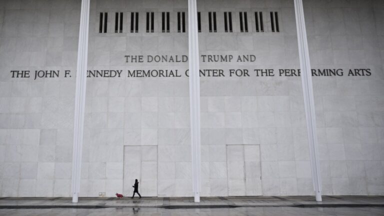 Kennedy Center memo details cosmetic changes and facility repairs : NPR