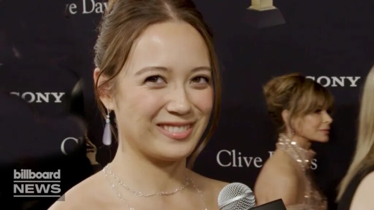 Laufey Shares Who She Would Sneak Into the GRAMMYs & More | Clive Davis Pre-Grammy Gala 2026 Laufey Shares Who She Would Sneak Into the GRAMMYs & More | Clive Davis Pre-Grammy Gala 2026