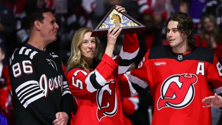 NJ Gov. Sherrill booed at Devils hockey game ceremony celebrating Jack Hughes