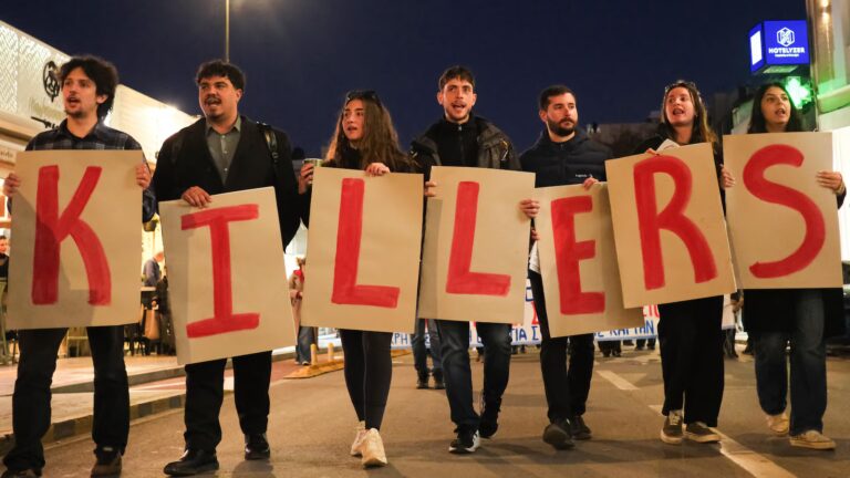 Protest held on Greek island against docked US aircraft carrier as Iran tension builds Protest held on Greek island against docked US aircraft carrier as Iran tension builds