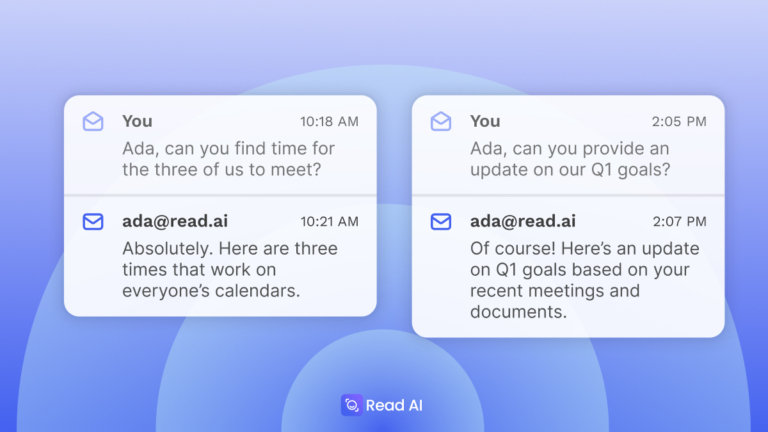 Read AI launches a email based ‘digital twin’ to help you with schedules and answers Read AI launches a email based 'digital twin' to help you with schedules and answers