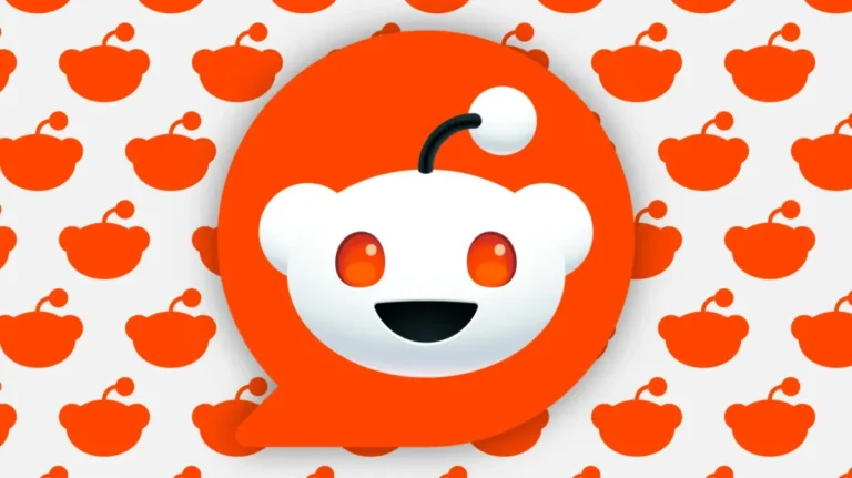 Reddit looks to AI search as its next big opportunity large Reddit logo overlaying background of smaller logo silhouettes