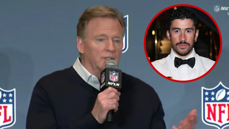 Roger Goodell Believes Bad Bunny Won't Get Political During Super Bowl Halftime Show