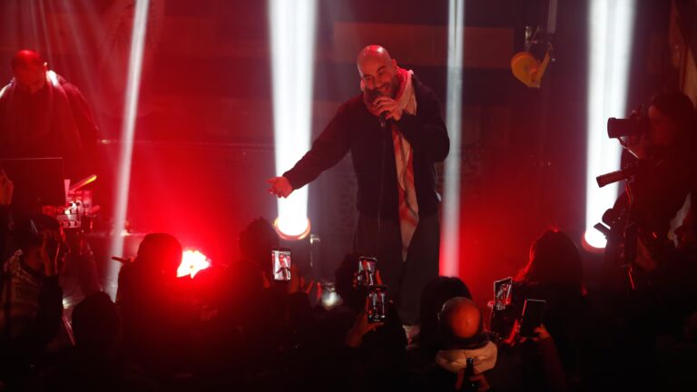 Syrian rapper Al Darwish returns home after 13 years to perform in post-Assad Damascus